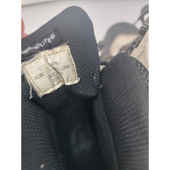 POLARIS Boots Men Size 7 Thermolite Gray Suede Lace-Up Hiking - Picture 5 of 9